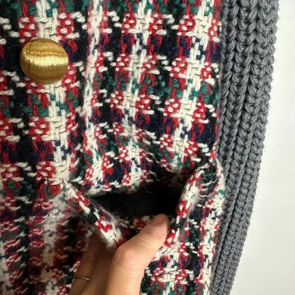 Philosophy Di Lorenzo Serafini boxy wool sweater jacket with peter pan collar - Picture 11 of 17